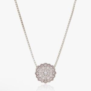 Alex and Ani Silver Snowflake Necklace